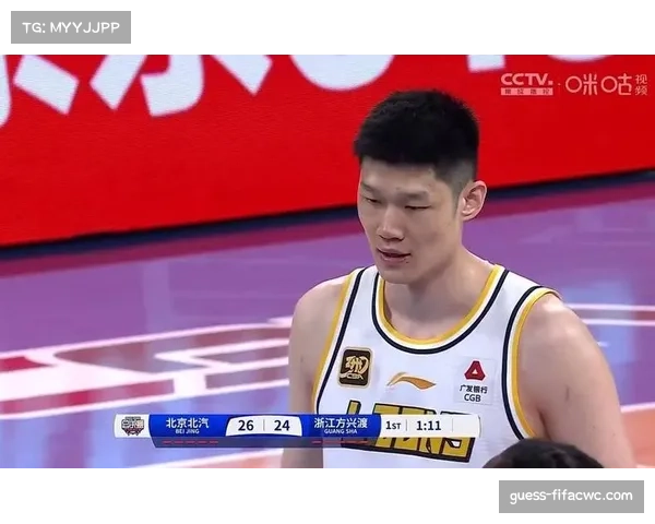 广厦队胡金秋内线支撑攻防两端 对阵辽宁13中10空砍24分